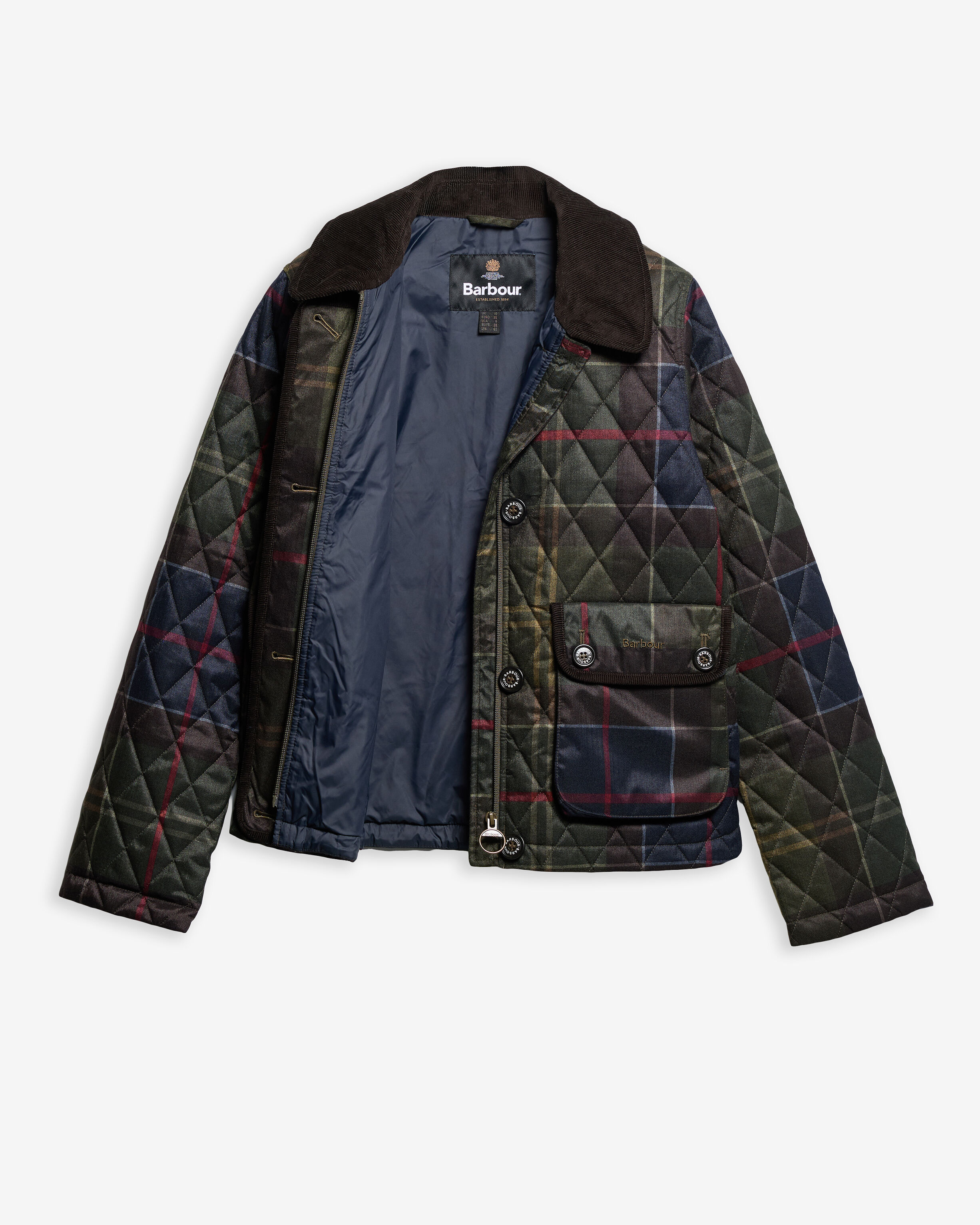 Steppjacke Loudon Tartan