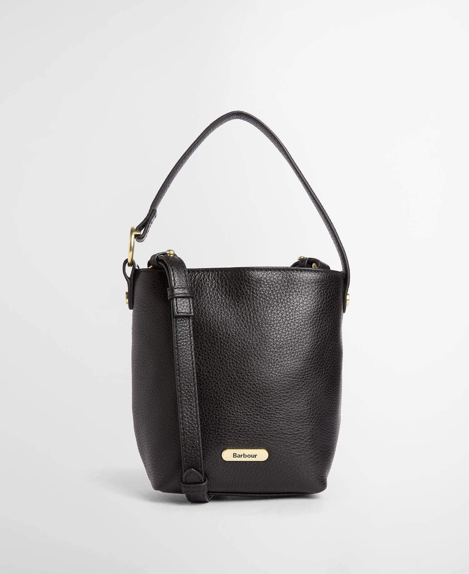 Barbour Ledertasche Cedar Mini Black image number 0
