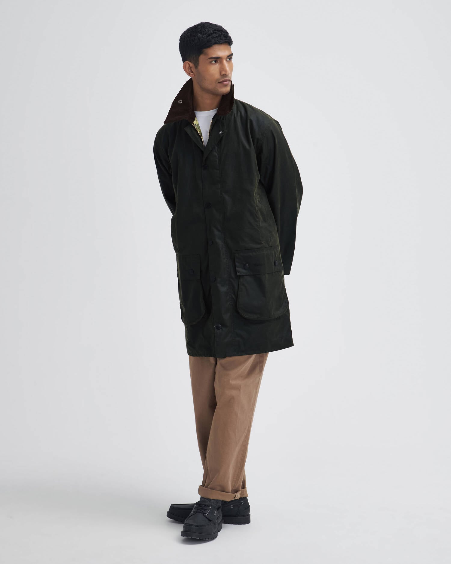 Border&reg; Waxed Jacket Sage image number 1