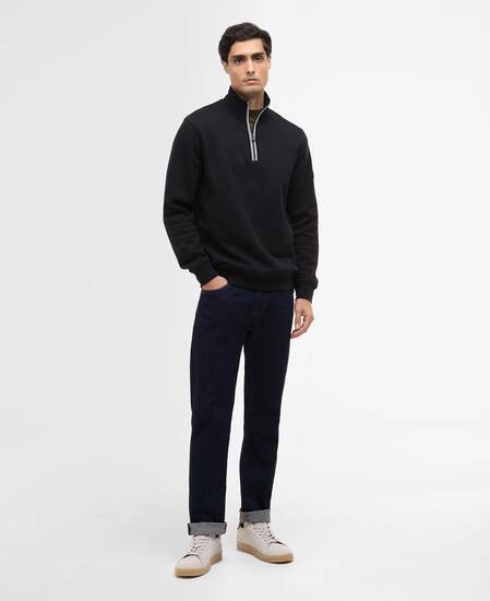 Rufforth Quarter-Zip Sweatshirt Black