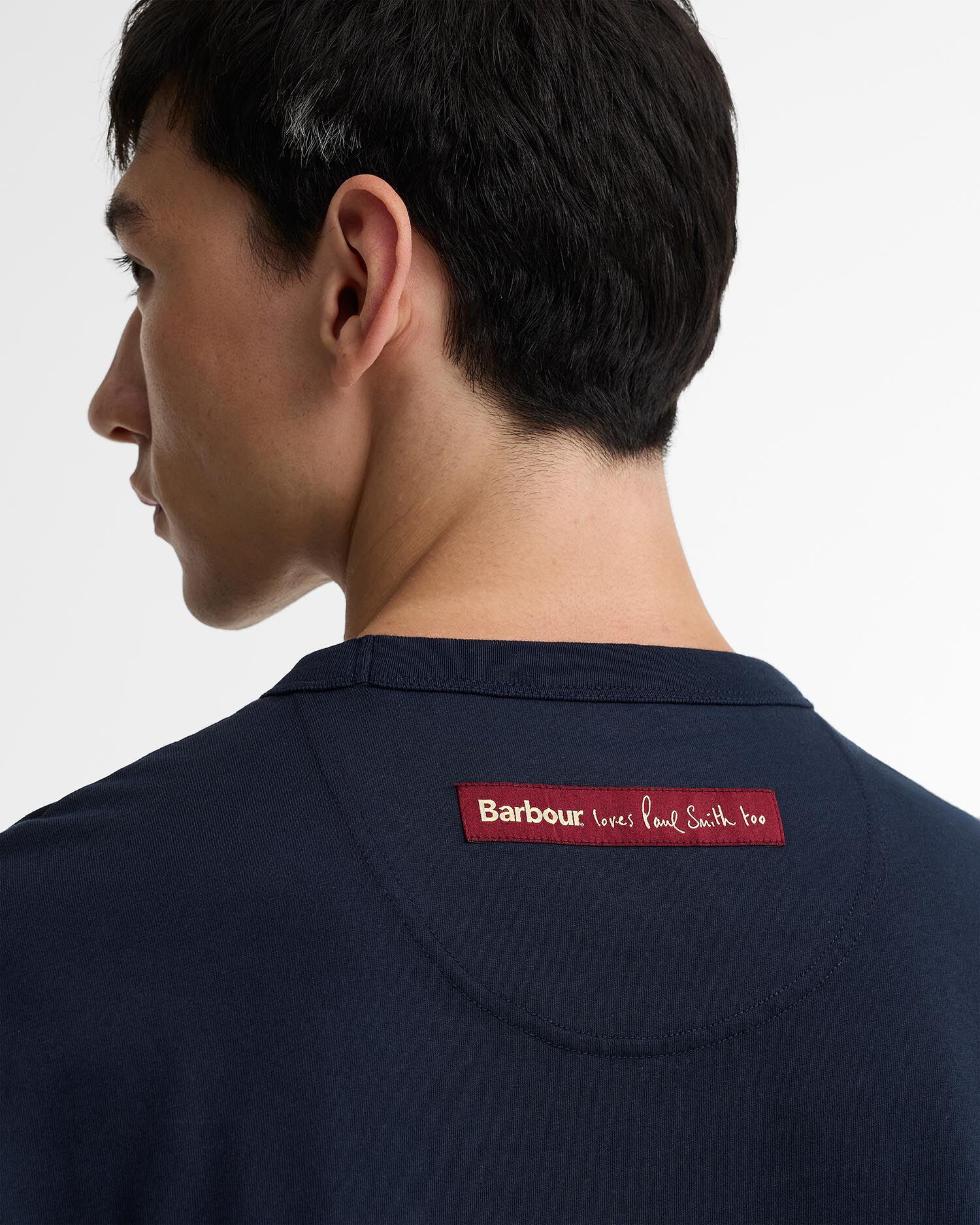 Paul Smith Loves Barbour Key Graphic T-Shirt Navy