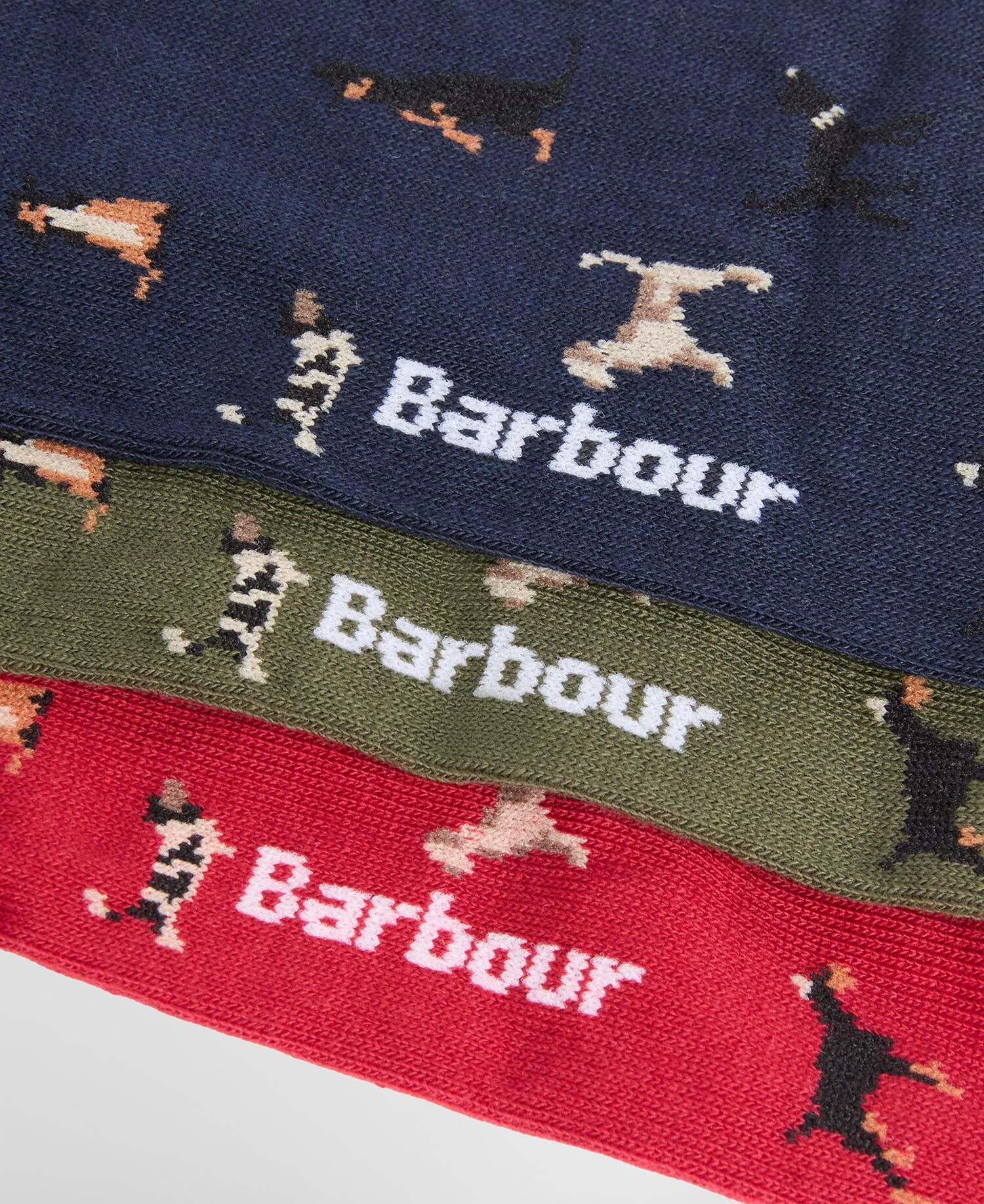 Dock Socks Gift Set Navy/Red/Green