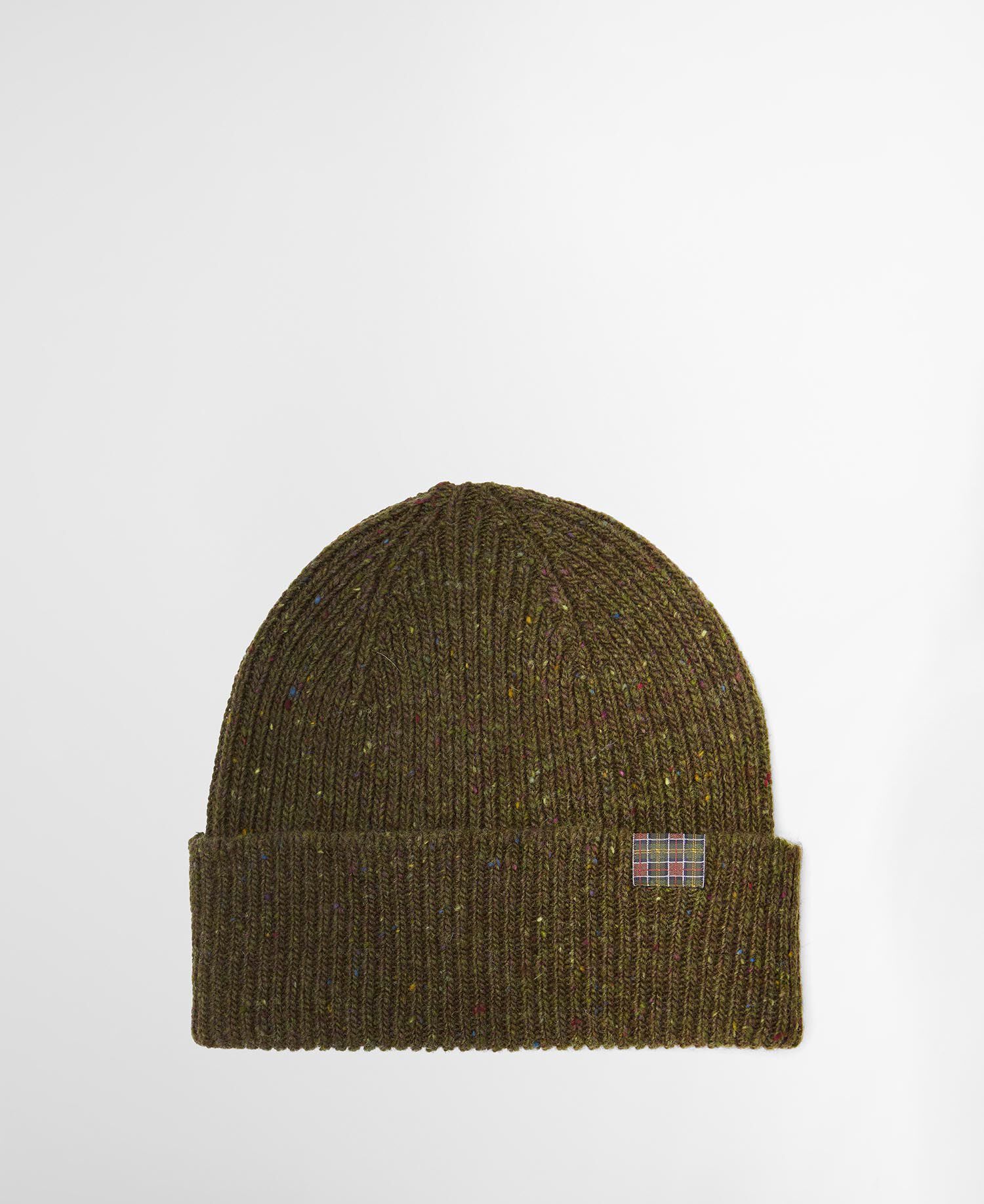 Barbour Beanie Scottish Donegal Tweed Olive