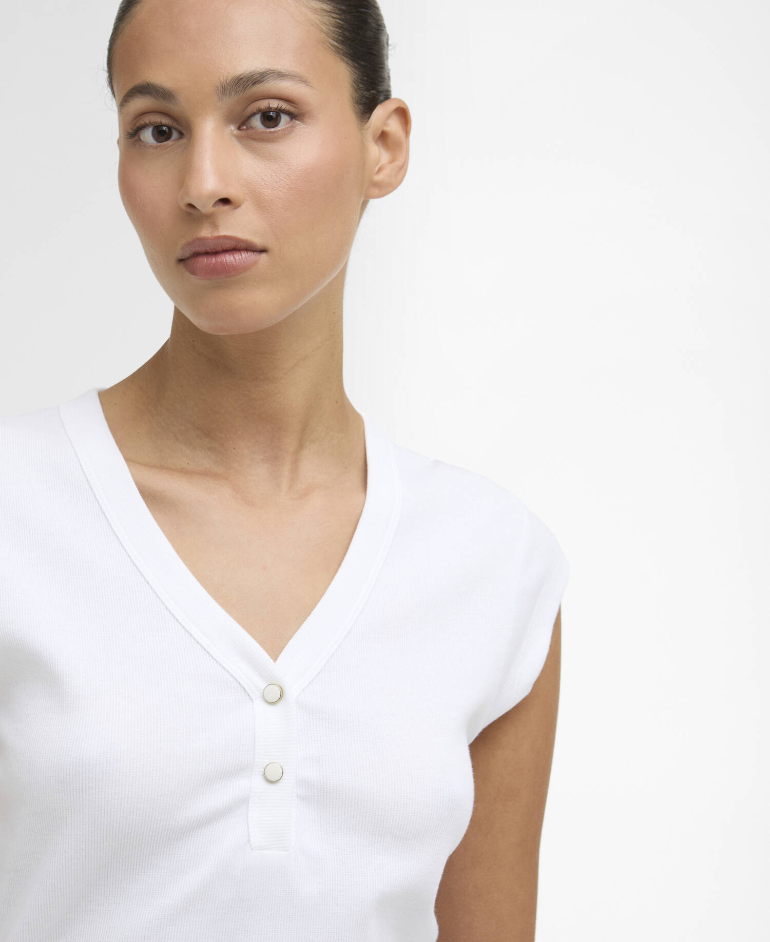 T-Shirt Verona Ribbed White image number 3