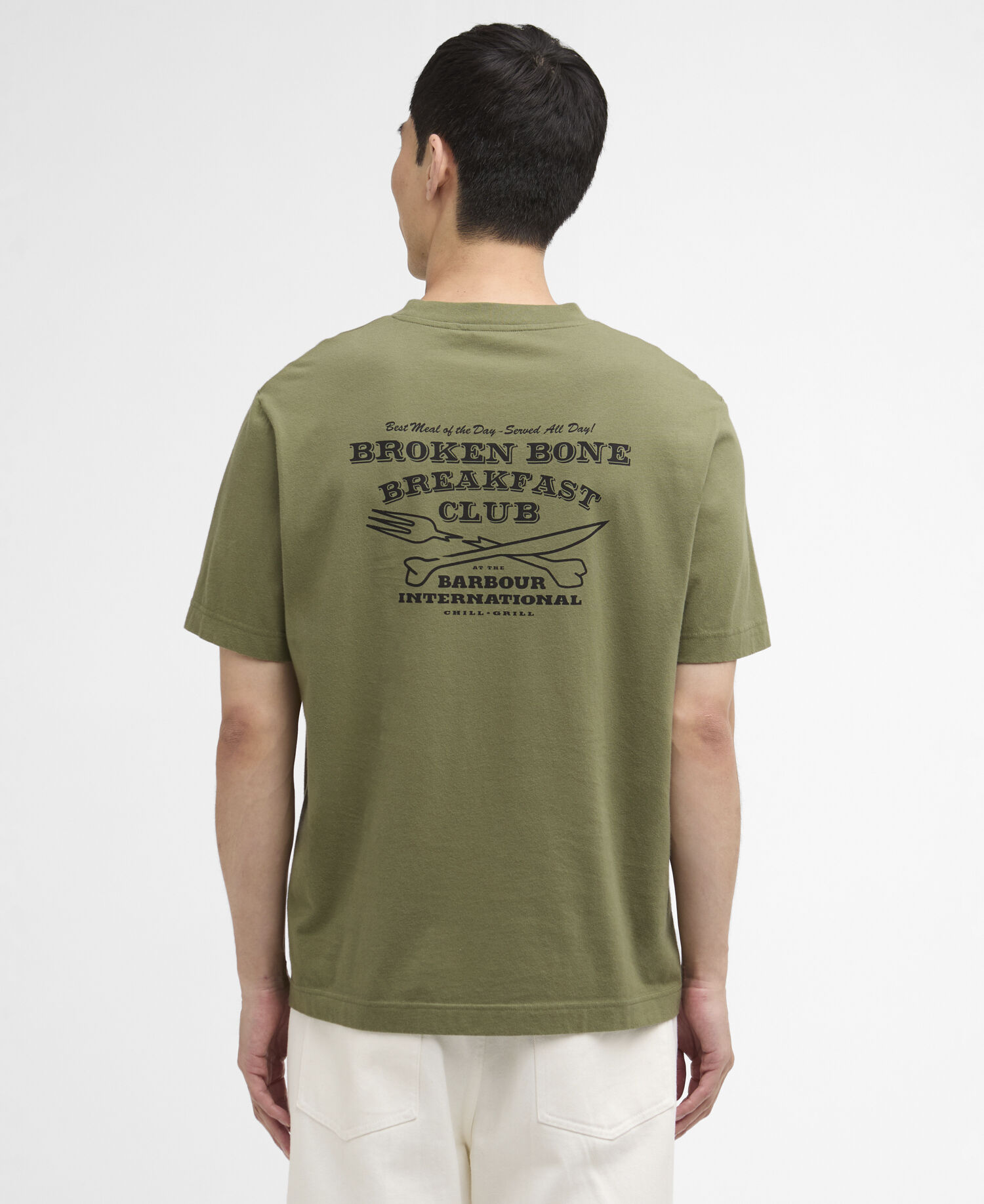 T-Shirt Staithes Graphic Olvine
