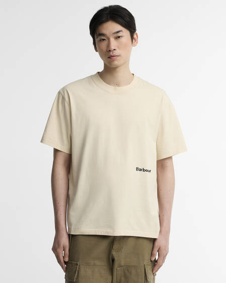 Barbour T-Shirt Ursula Graphic Oversized Fog