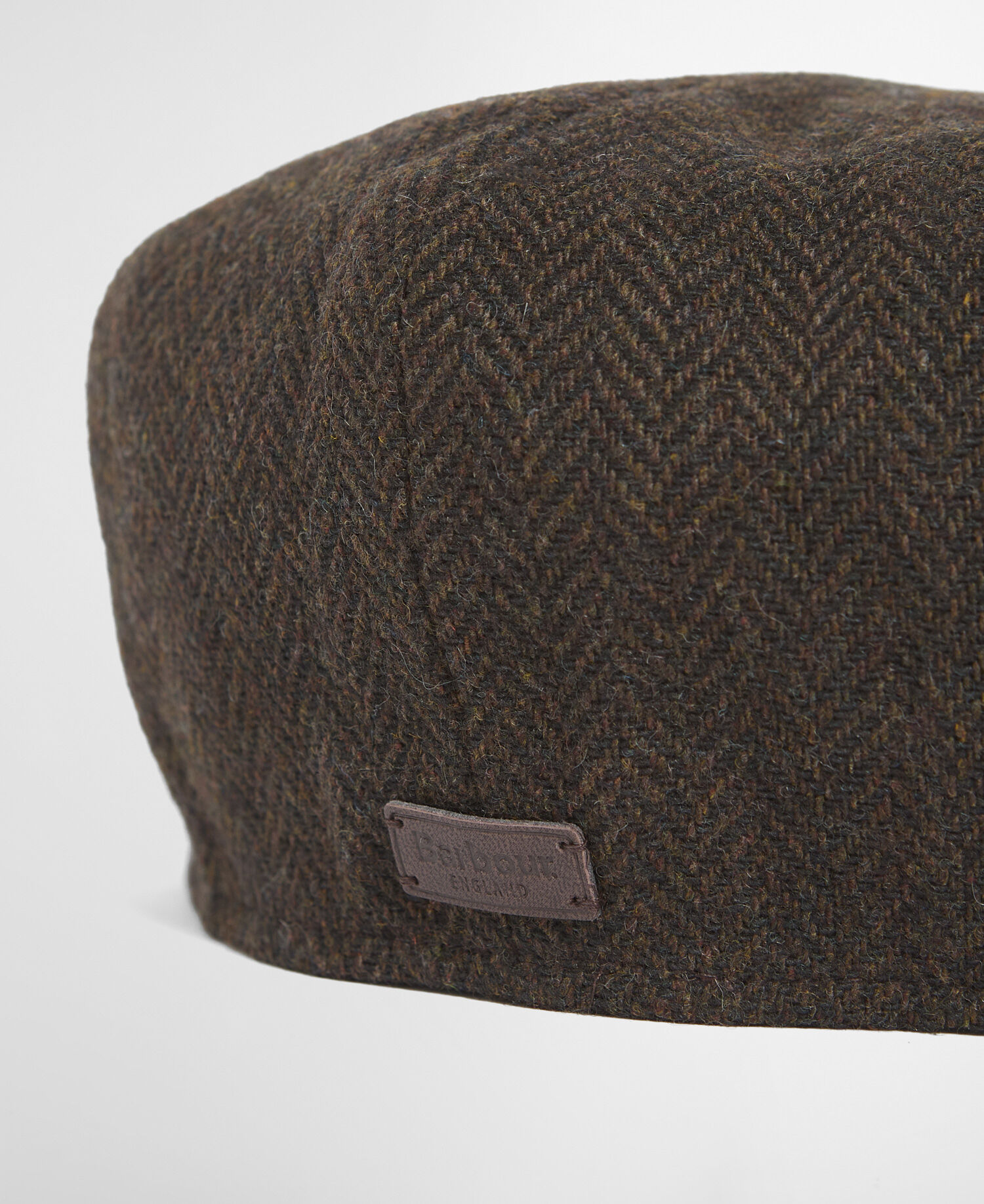 Fyne Tweed Baker Boy Cap Dark Brown