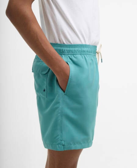 Badeshorts Logo Swim Light Teal