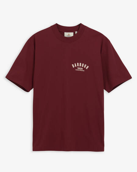 1926 Graphic Oversized T-Shirt Wine