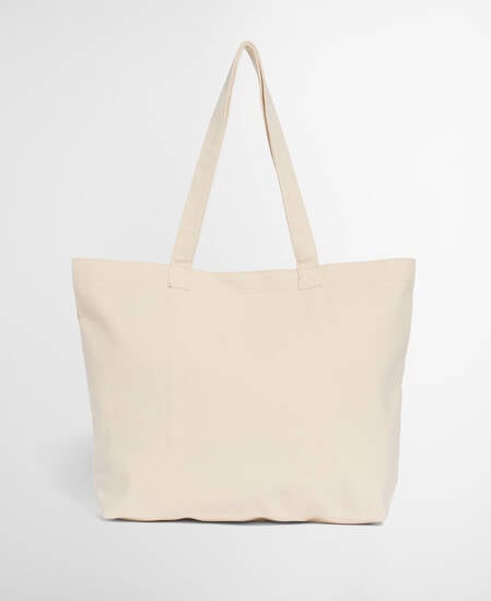Script Tote Bag Deep Blue