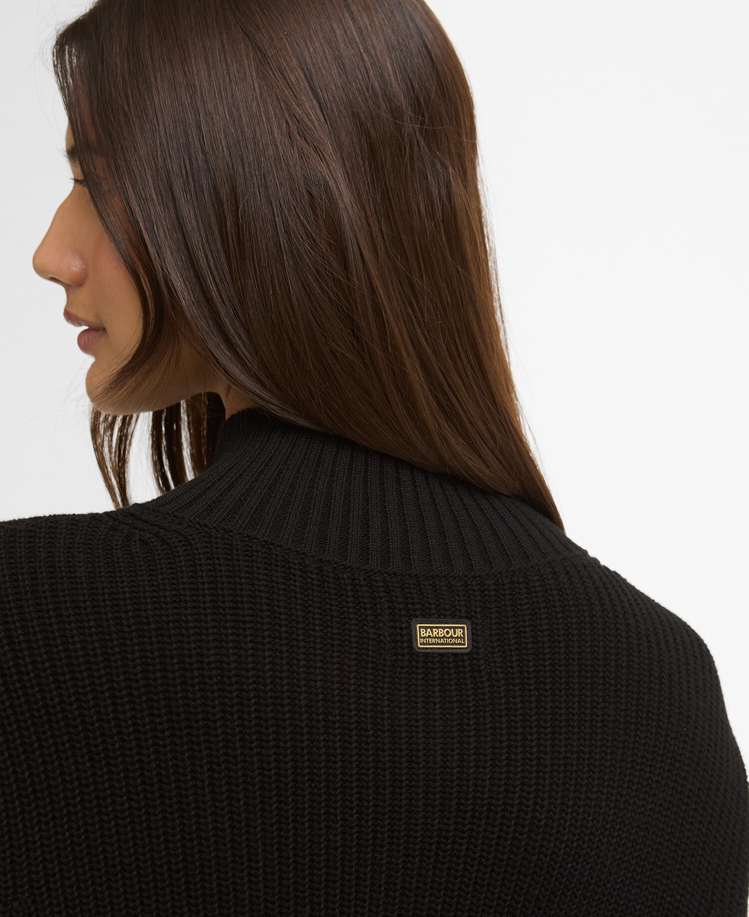 Strickpullover Kennedy Half-Zip Black