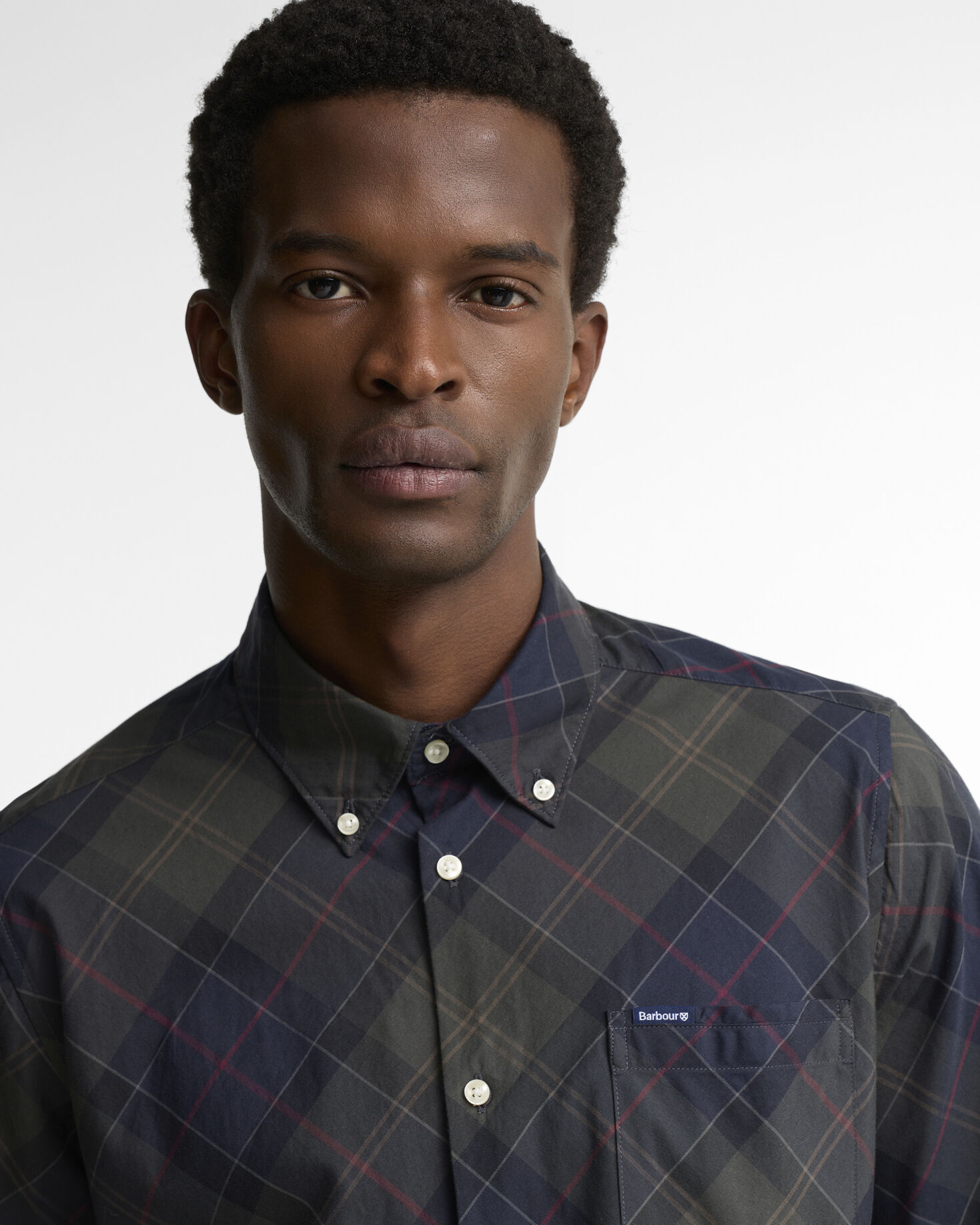 Camicia in tartan a maniche lunghe dalla vestibilit&agrave; leggermente aderente Lochton Shadow Classic