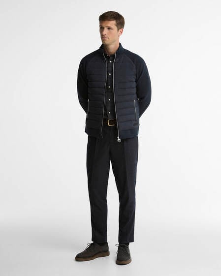 Barbour Steppjacke Thornton Dark Navy