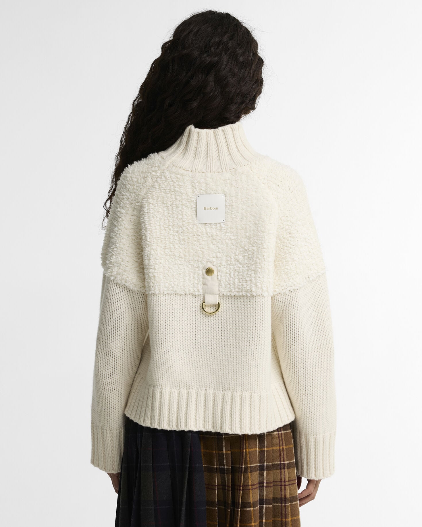 Rothley Funnel Neck Jumper Ecru
