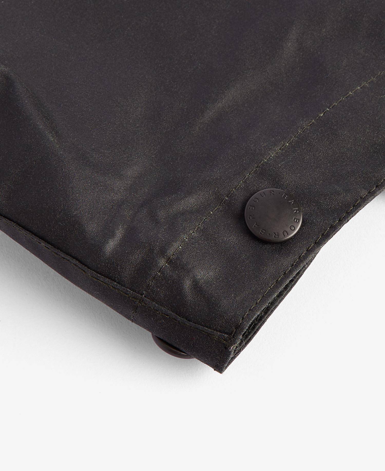 Waxed Cotton Plain Hood Sage image number 1