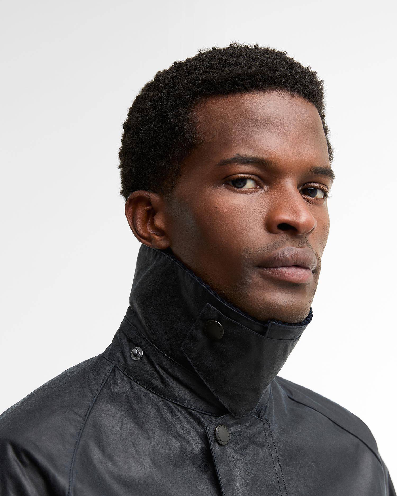 Beaufort&reg; Waxed Jacket Classic Navy image number 3