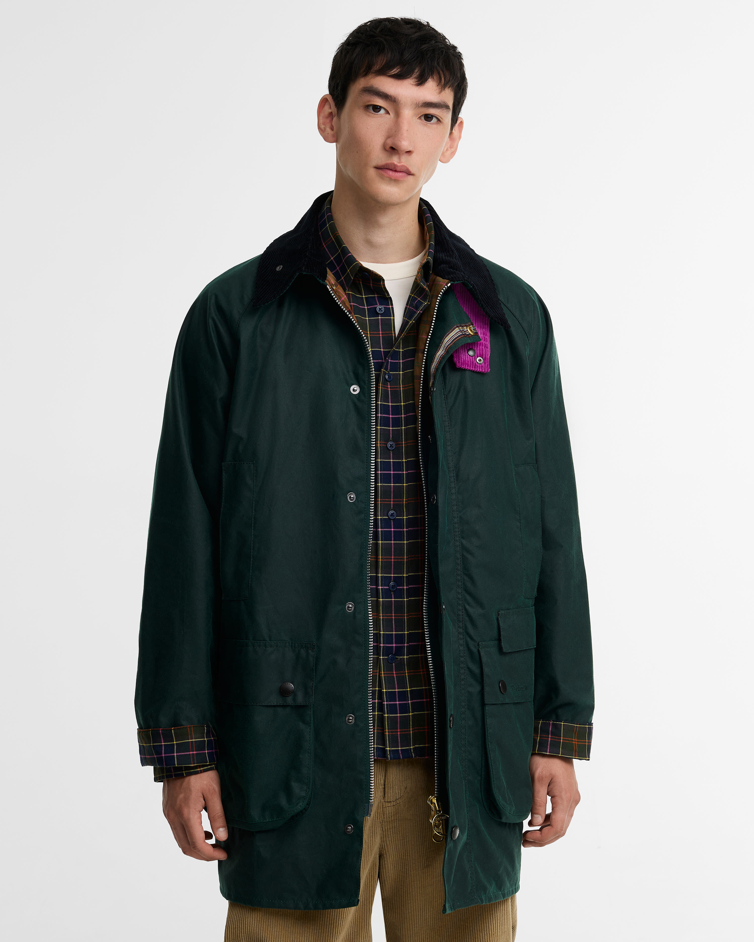 Buy Paul Smith Loves Barbour Gamefair Waxed Jacket for USD 625.00