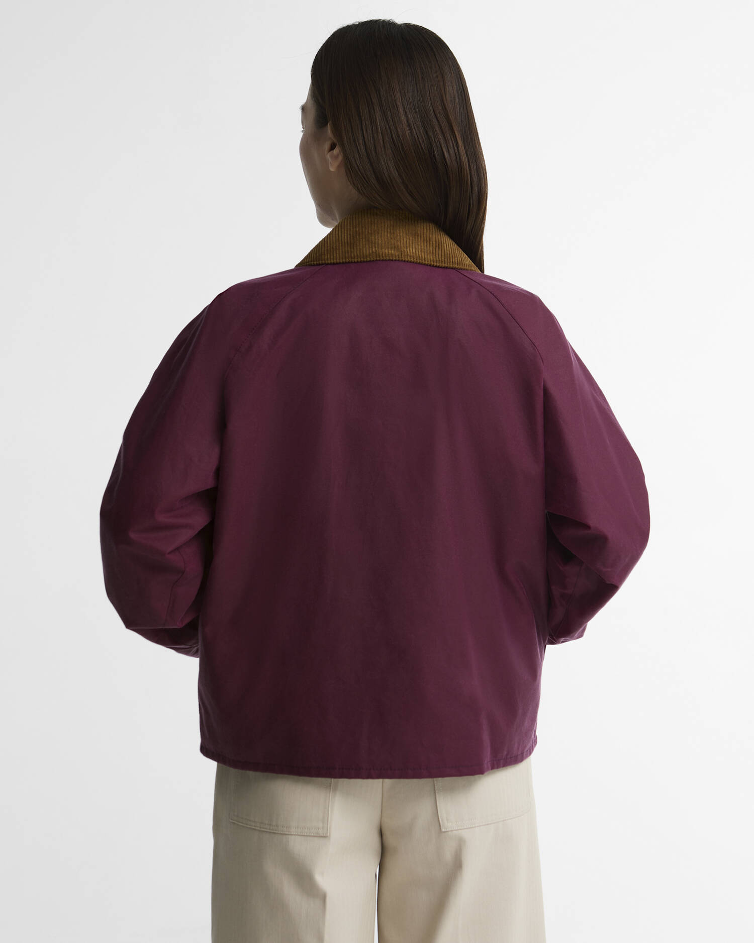 Women's Transport Waxed Jacket Wine/Classic image number 2