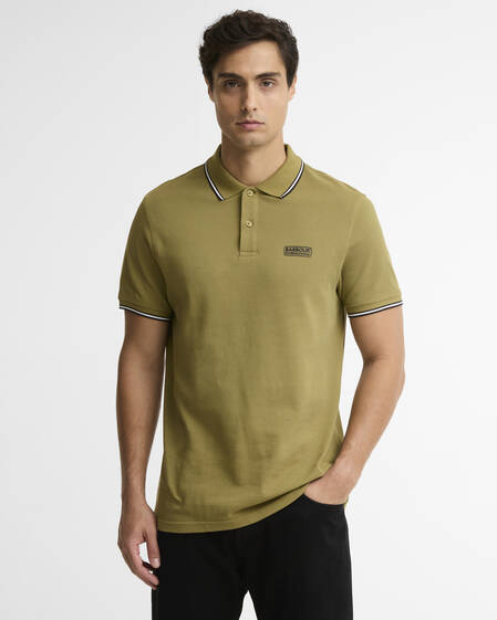 Evan Short-Sleeved Polo Shirt Fir Green