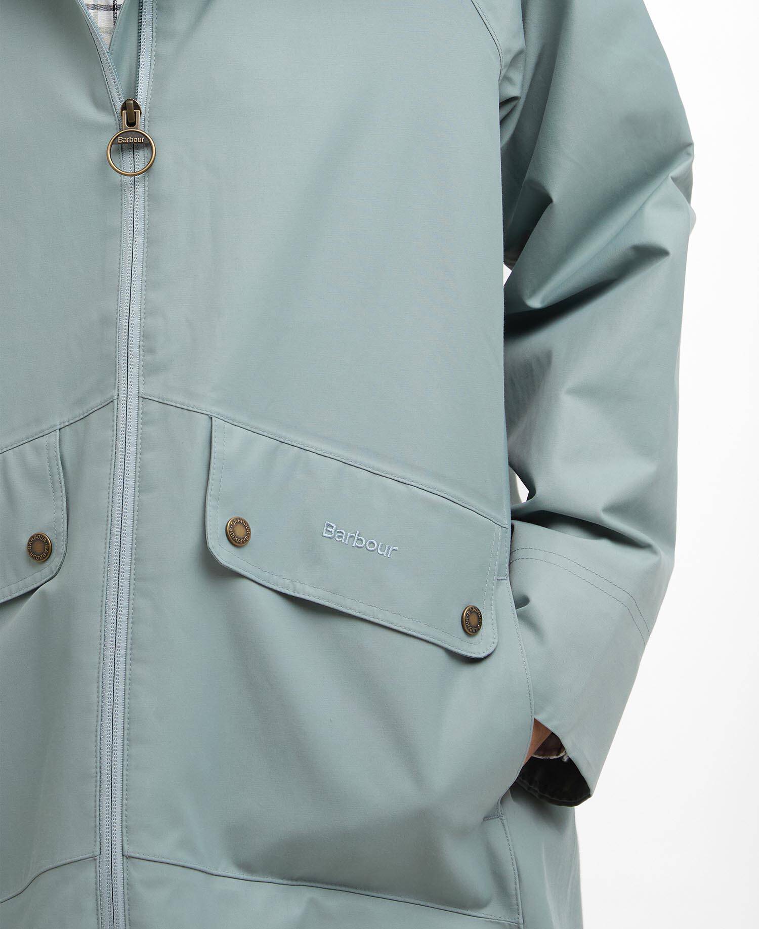 Heron Waterproof Jacket Blue Sage/Gardenia image number 4