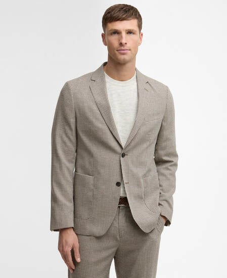 Forstone Houndstooth Blazer Stone