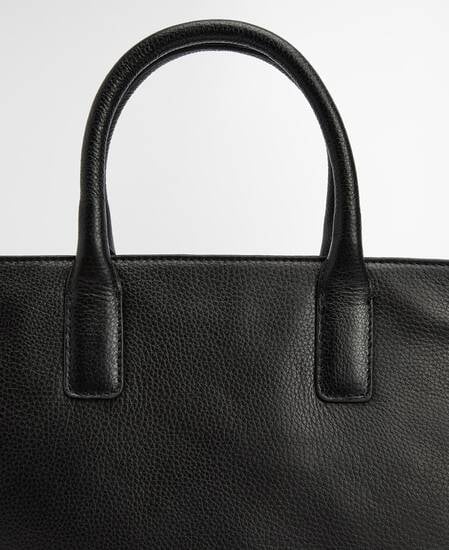Tote Bag Birch Leder Black