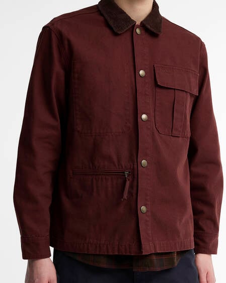 Barbour Overshirt Ursula Oversized Chesnut