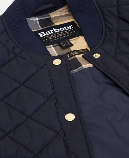 Giacca trapuntata Wetherby Dark Navy/Dress Tartan