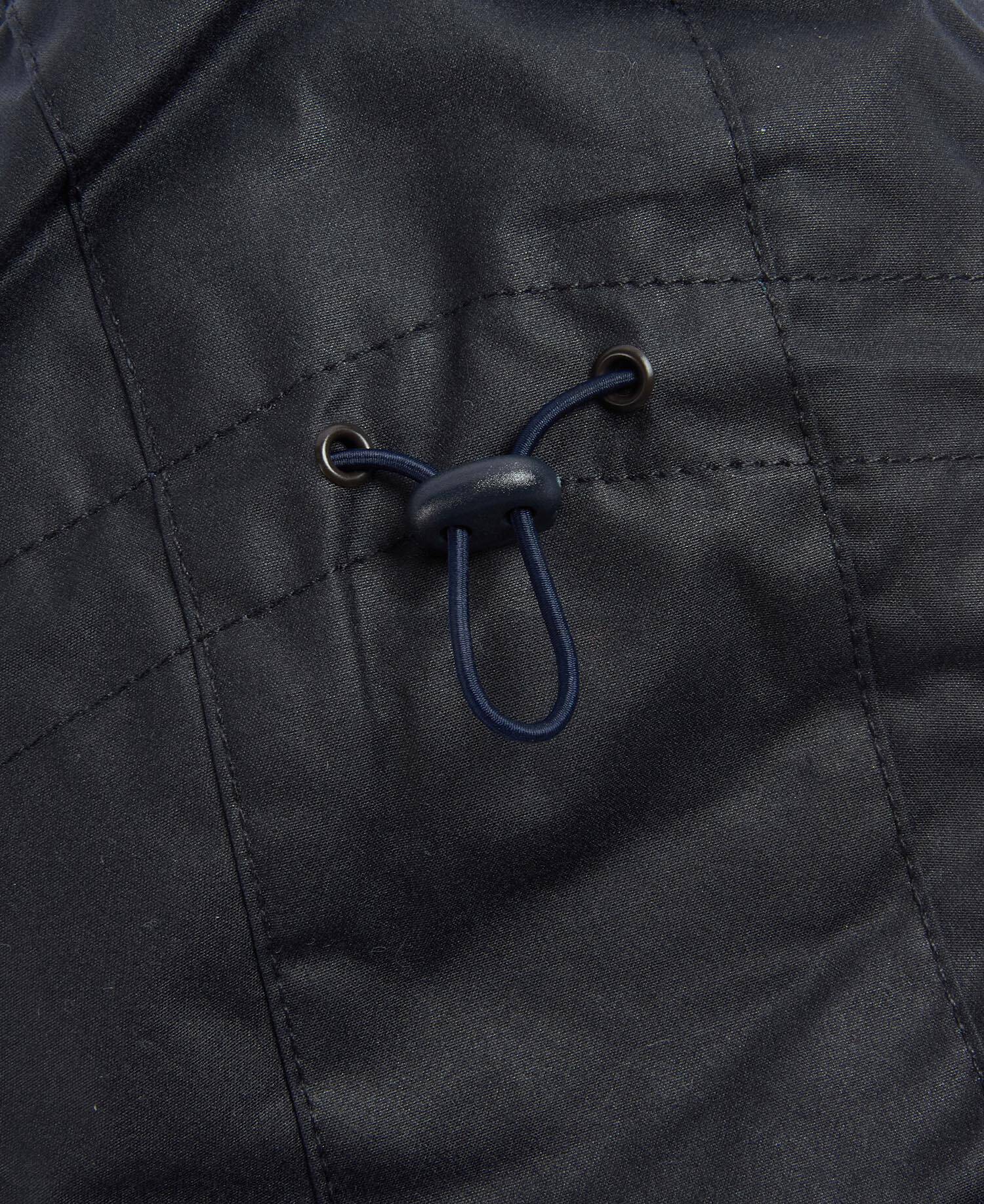 Waxed Storm Hood Classic Navy image number 2
