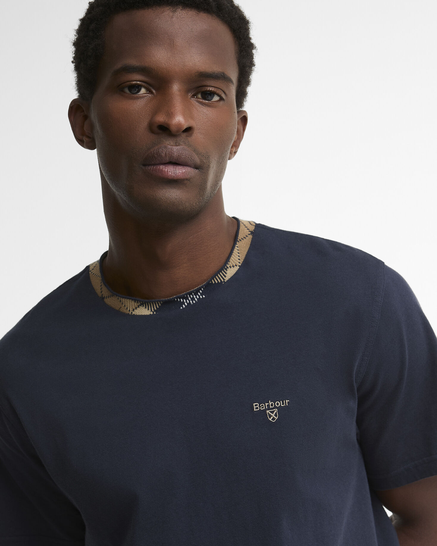 Barbour T-Shirt Stanford Tailored Navy