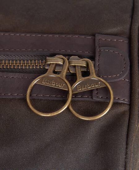 Waxed Holdall Olive