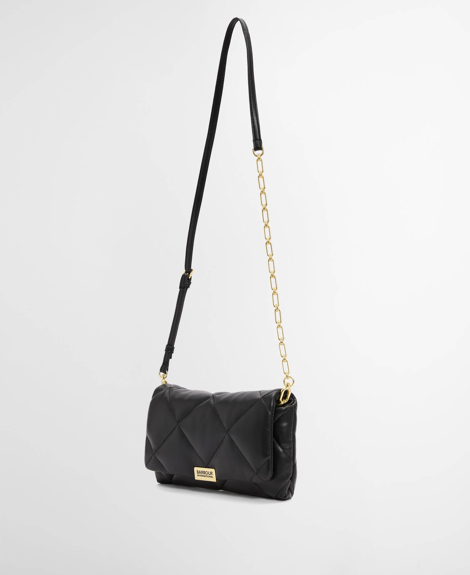 Soft Quilted Crossbody Bag Black image number 5