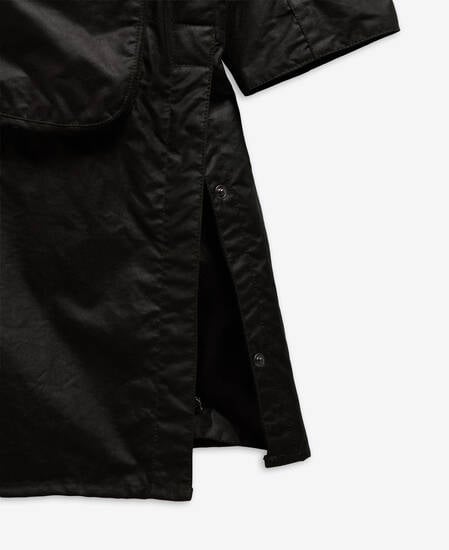 Barbour x A.P.C. Sugarlump Bedale Long Waxed Jacket Dark Sage