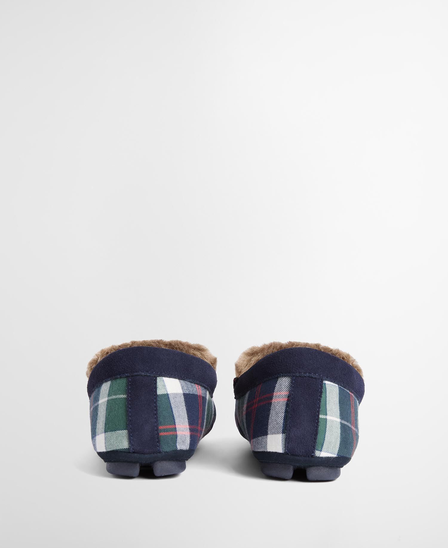 Monty Slippers Evergreen Festive Tartan