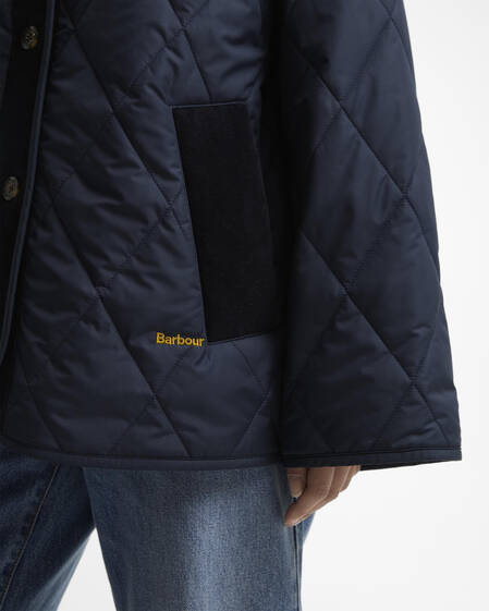 Abercorn Quilted Jacket Dk Navy/Ancient