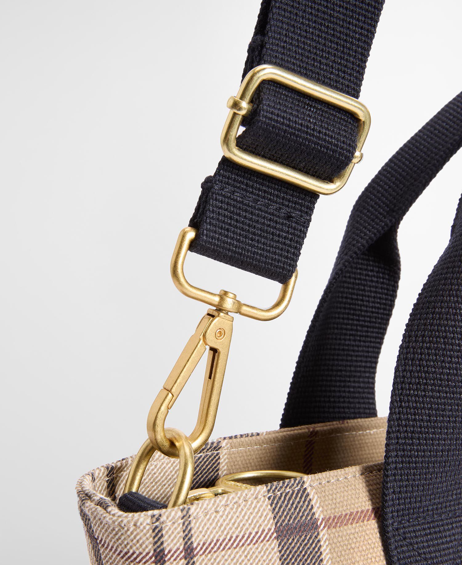 Borsa tote Maisy in tartan Rosewood Tartan