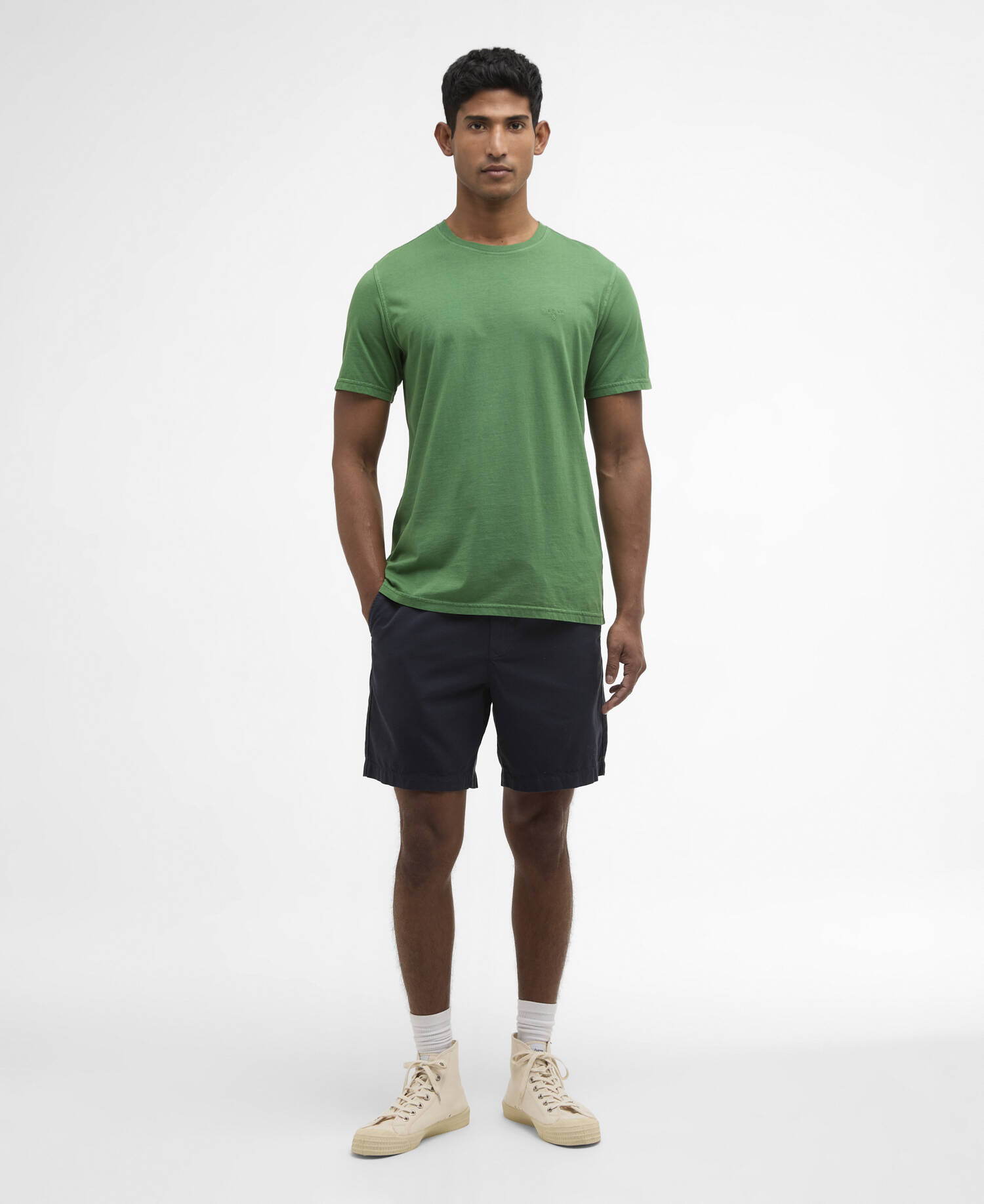 Washed Tartan T-Shirt Washed Green image number 1