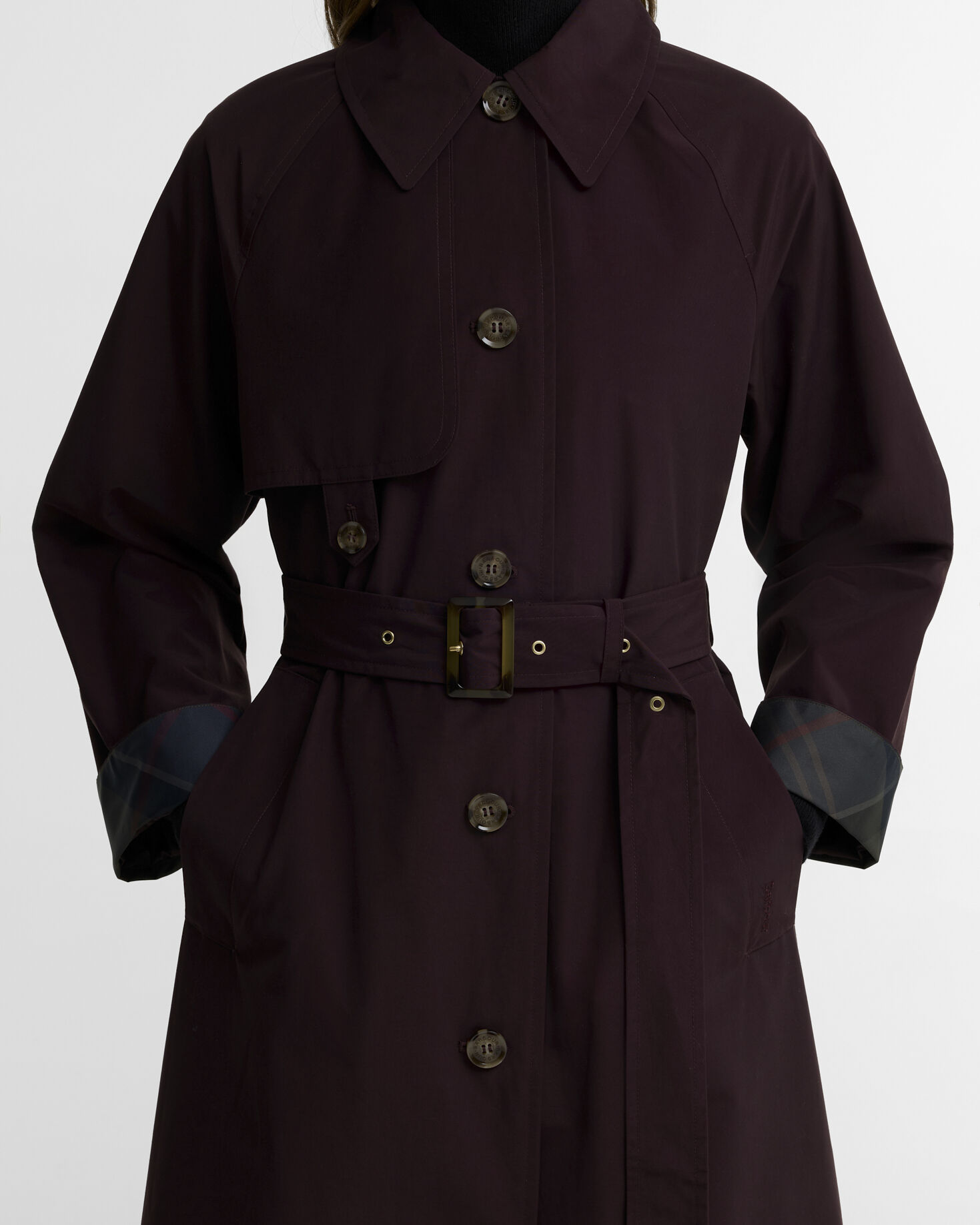 Antonella Showerproof Trench Coat Fig/Shadow Classic