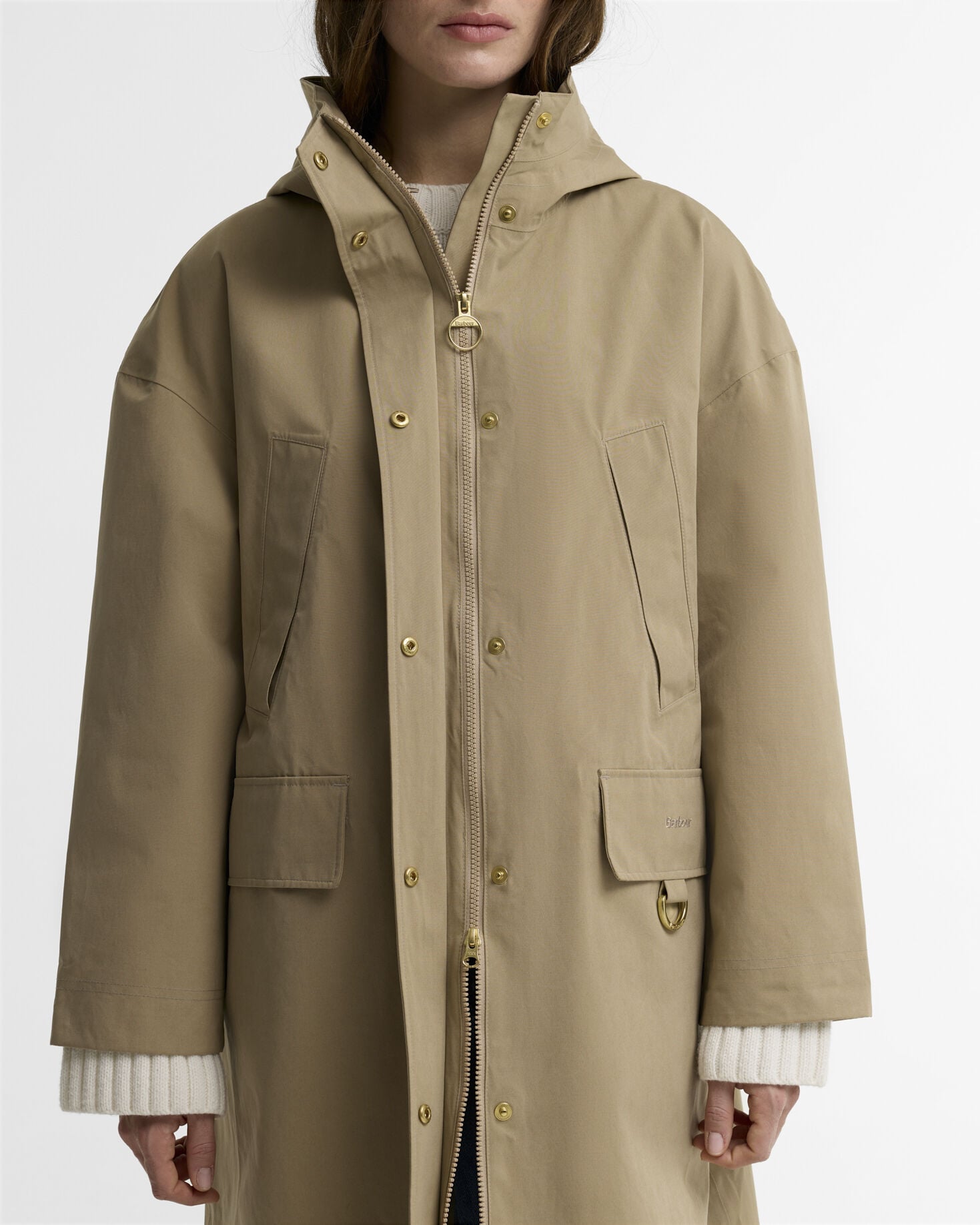 Stevie Waterproof Jacket Lt Trench/Birchwood Dress