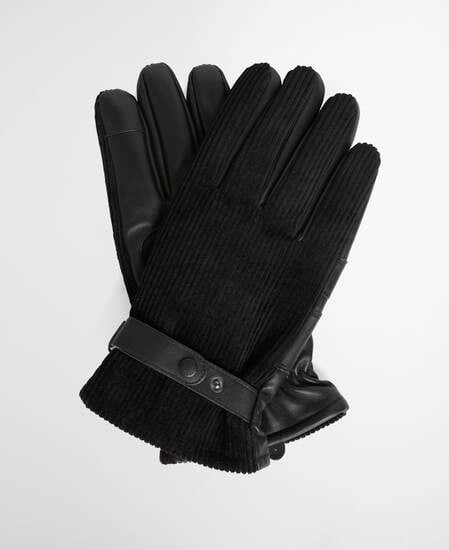 Nelson Leather Gloves Black