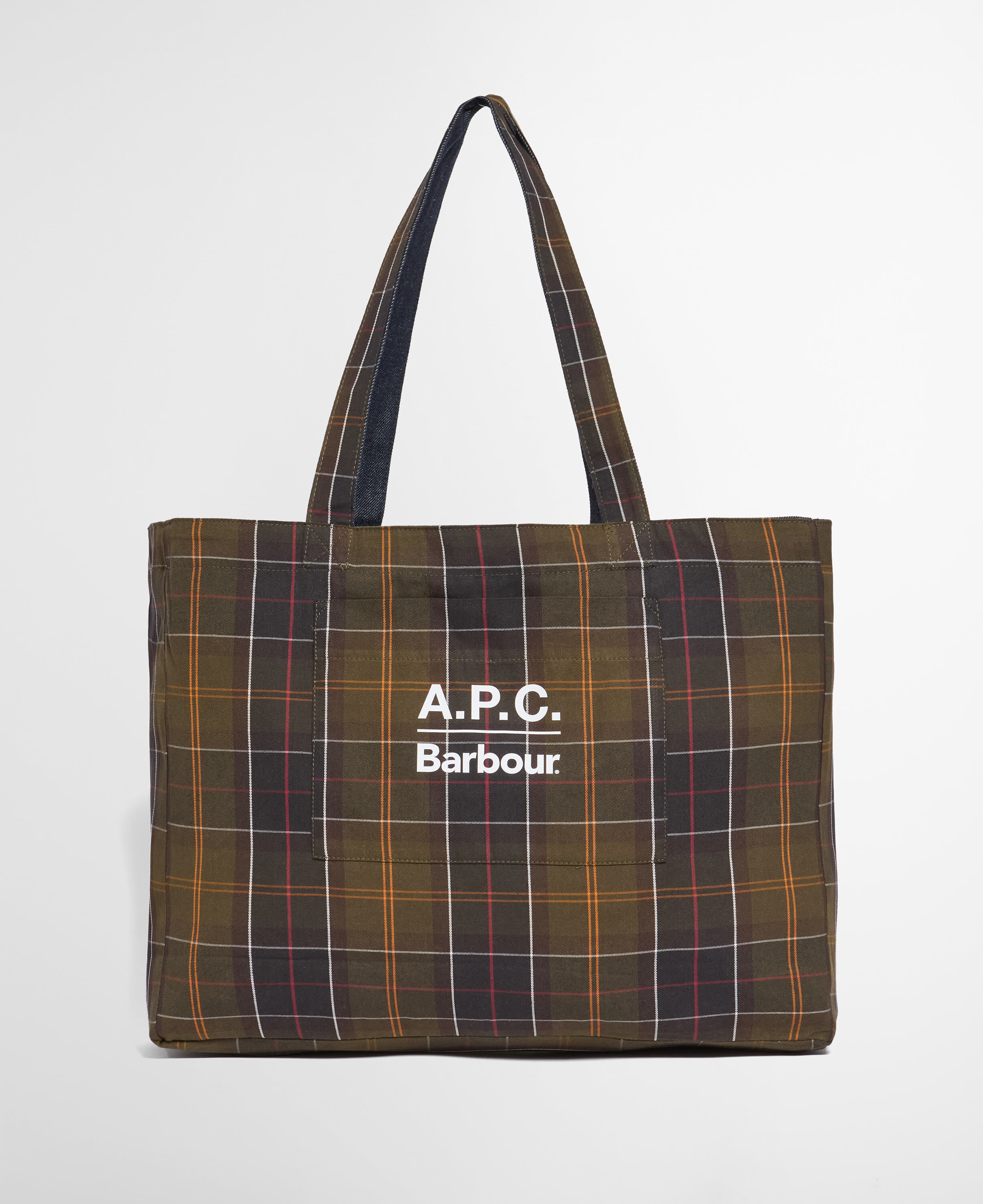 Borsone in denim Barbour x A.P.C. Denim