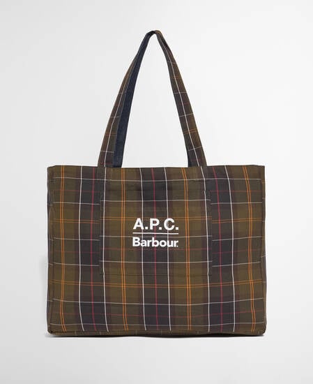 Barbour x A.P.C. Denim Weekender Holdall Bag Denim