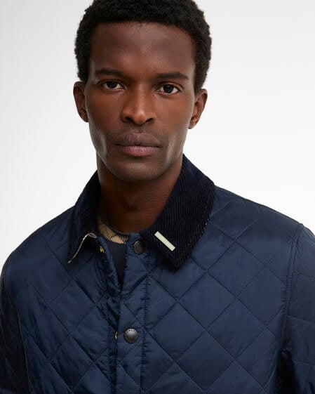 icons Heritage Quilted Jacket Navy