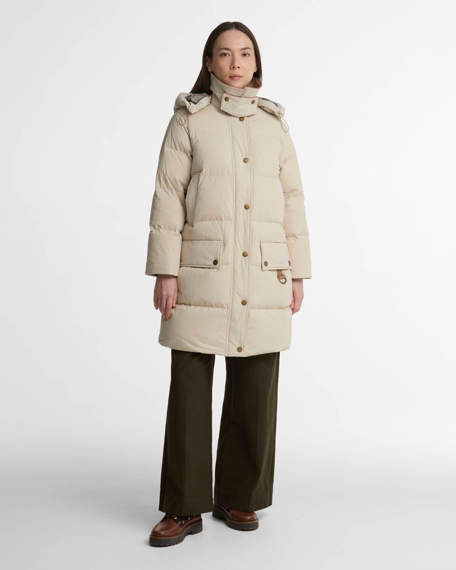 Longline pauline Down Puffer Jacket Mist/Dress image number 1