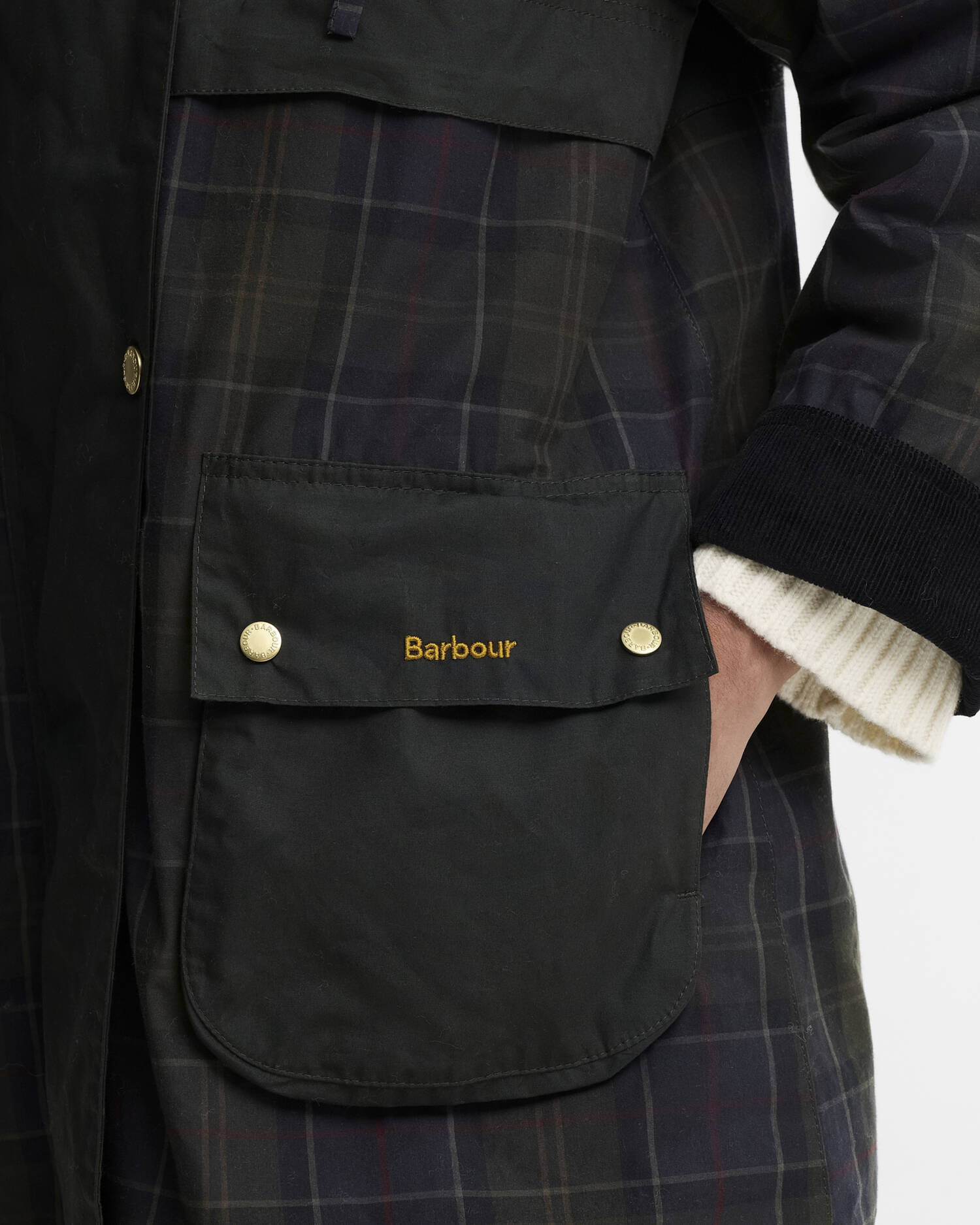 Giacca casual Elsie Shadow Classic/Dk Fern/Mixed Tartan image number 5