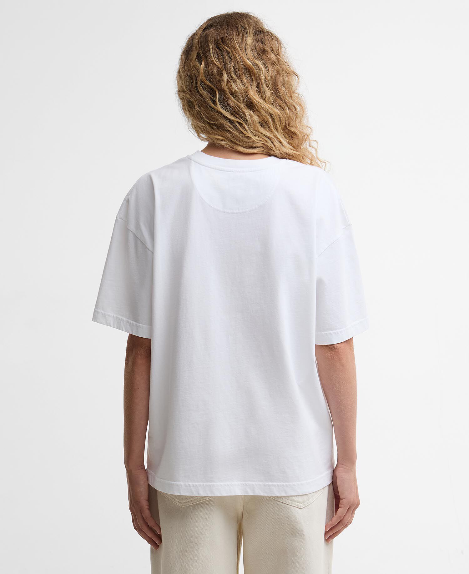 Barbour x Mul Ouseburn Oversized T-Shirt White