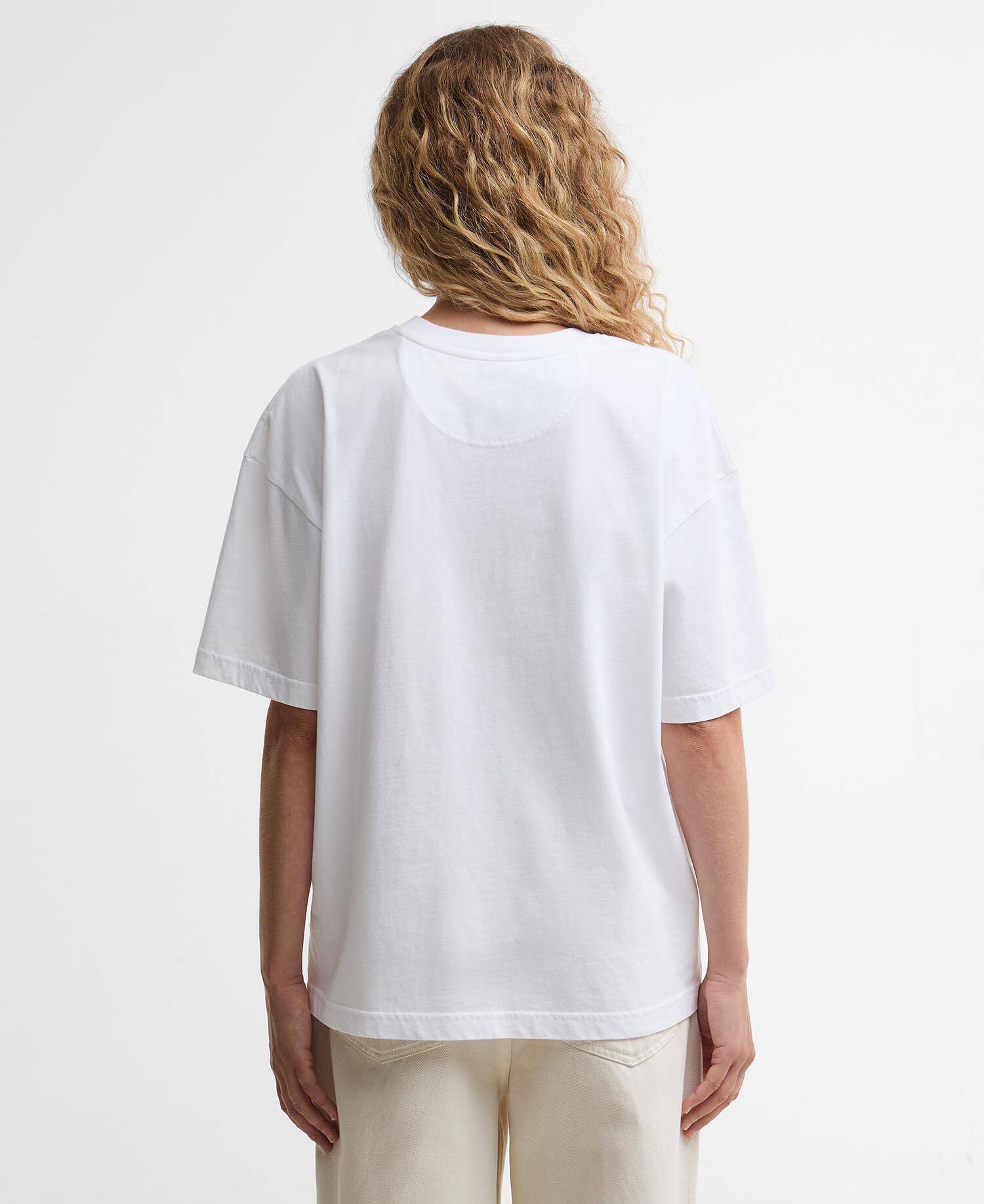 Barbour x Mul Ouseburn Oversized T-Shirt White image number 2