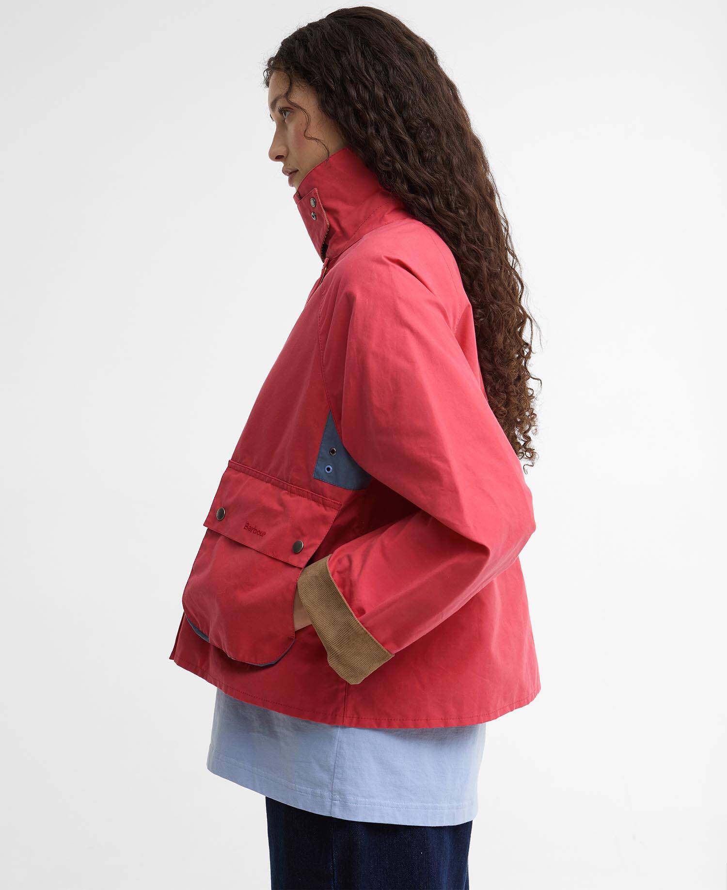 Paul Smith Loves Barbour Spey Casual Jacket Winterberry/Ancient/Winterberry image number 4