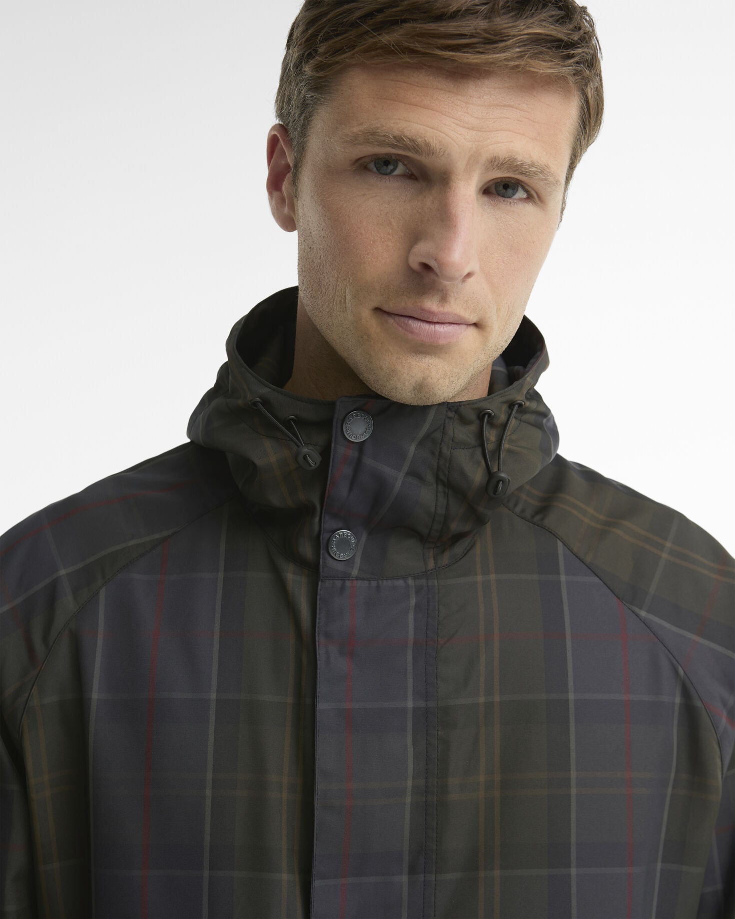Giacca antipioggia in tartan Shadow Classic Tartan