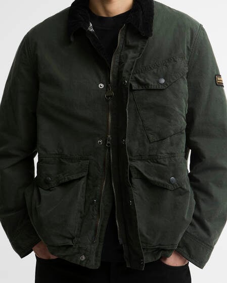 Wachsjacke Winter Drifter Washed Sage